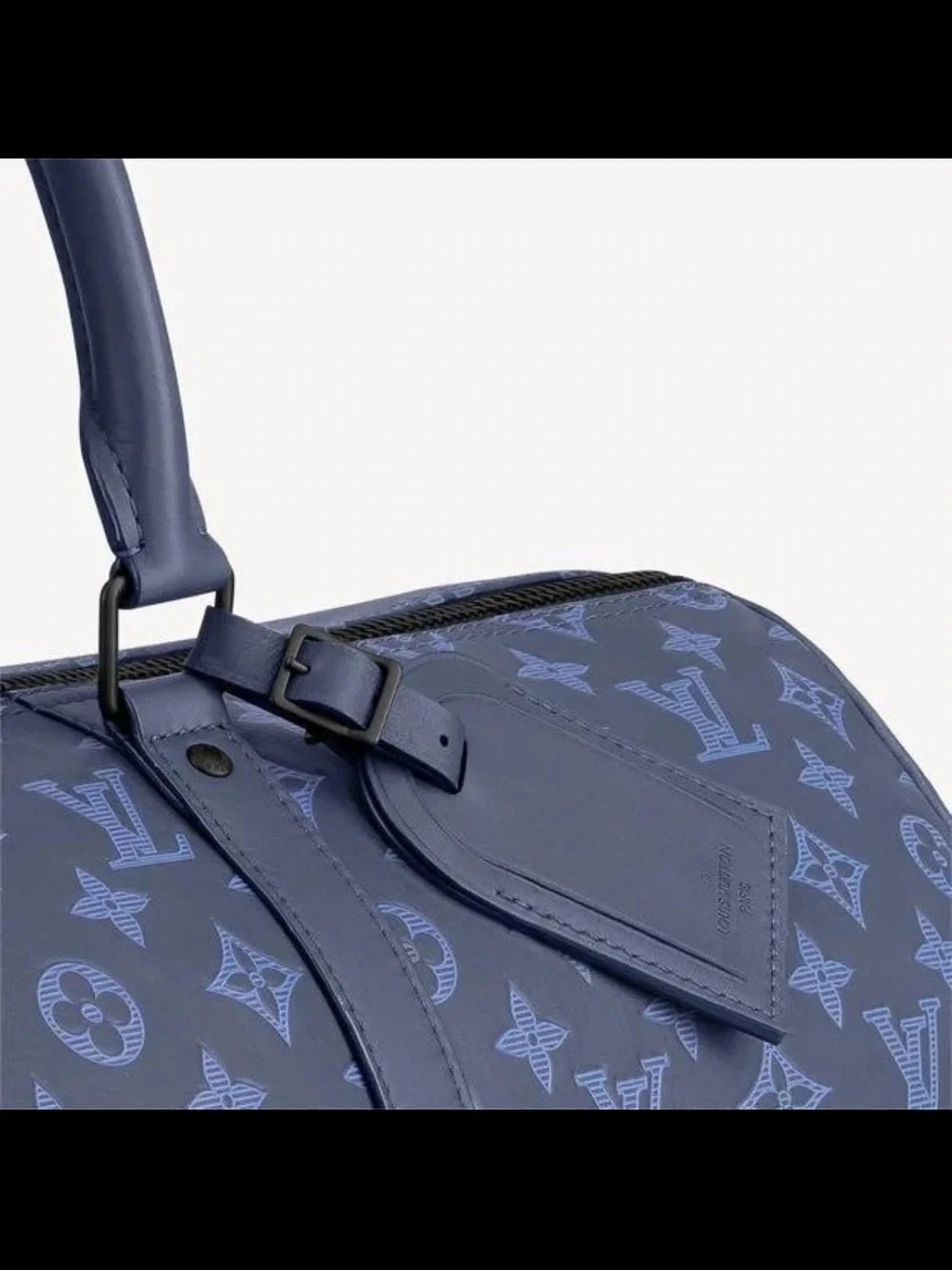 Louis Vuitton Navy Monogram Eclipse Duffel Bag